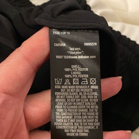 Ted Baker Black and White Jumpsuit - Picture 14 of 14